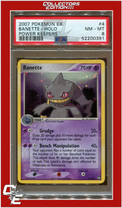 EX Power Keepers 4 Banette Holo PSA 8