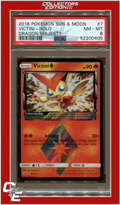 Dragon Majesty 7 Victini Holo PSA 8