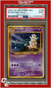 Japanese Neo 199 Slowking Holo PSA 9