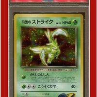 Japanese Gym 123 Rocket's Scyther Holo PSA 9