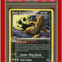 EX Team Rocket Returns 15 Dark Dragonite PSA 8