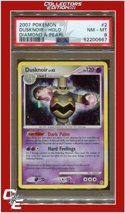 Diamond & Pearl 2 Dusknoir Holo PSA 8