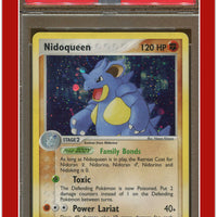 EX FireRed LeafGreen 9 Nidoqueen Holo PSA 5