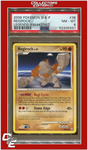 Legends Awakened 38 Regirock PSA 8