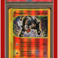 Skyridge 66 Houndour Reverse Foil PSA 9