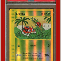 Skyridge 73 Ledyba Reverse Foil PSA 8