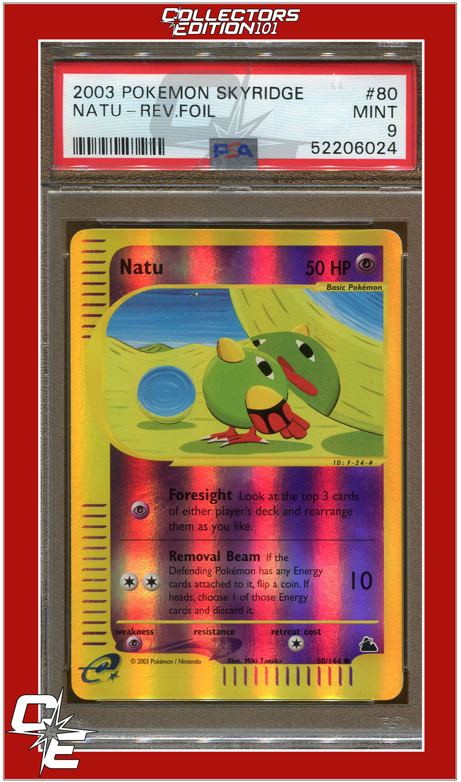 Skyridge 80 Natu Reverse Foil PSA 9