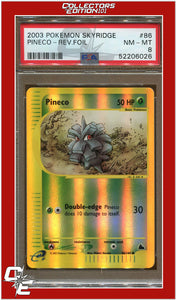 Skyridge 86 Pineco Reverse Foil PSA 8