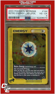 Skyridge 144 Retro Energy Reverse Foil PSA 4