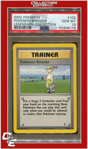 Legendary Collection 102 Pokemon Breeder PSA 10