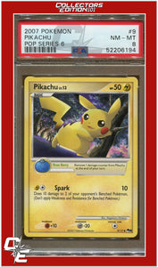 POP Series 6 Pikachu 9 PSA 8