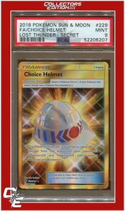 Lost Thunder 229 Full Art Choice Helmet Secret PSA 9