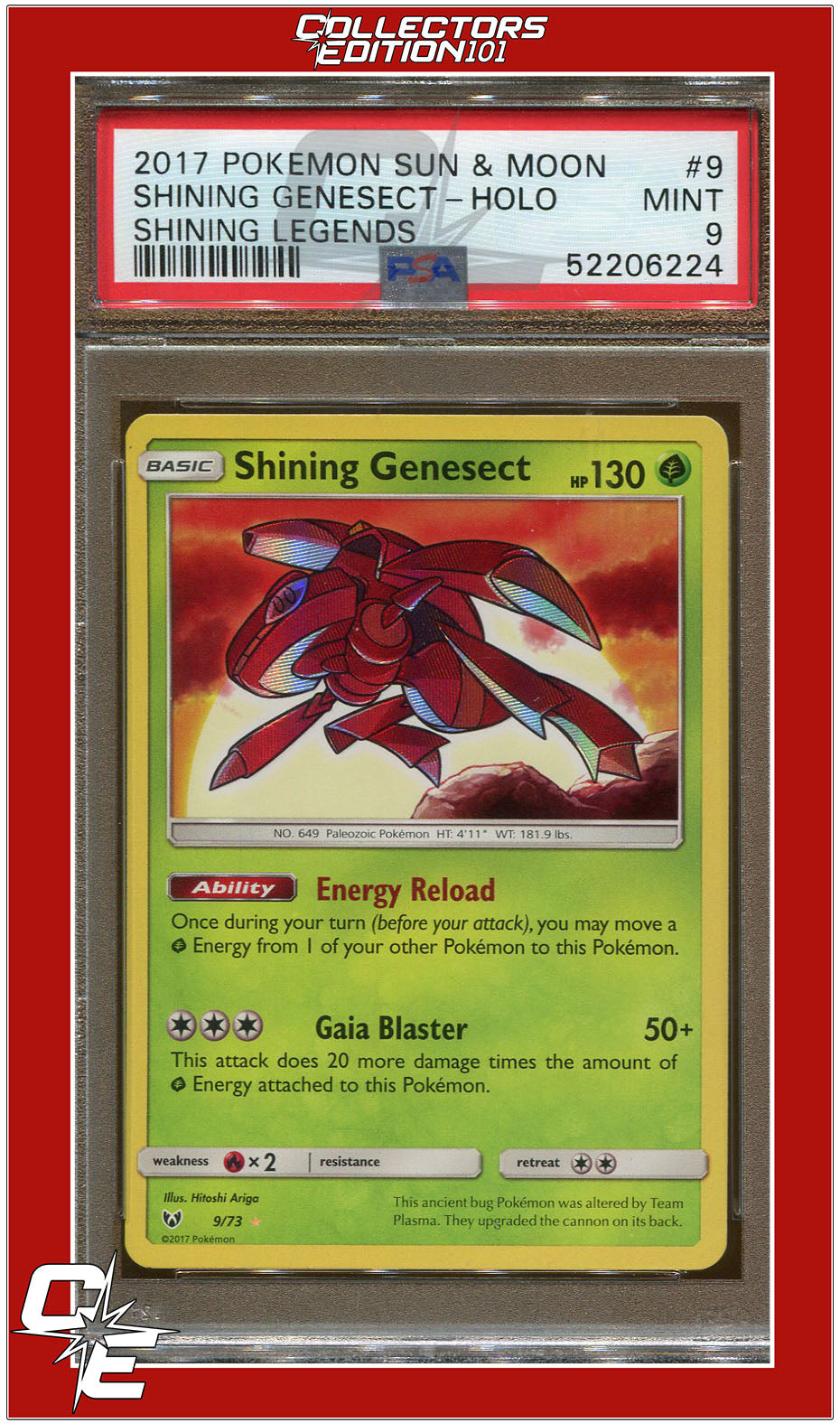 Genesect V - PSA Graded Pokemon Cards - Pokemon