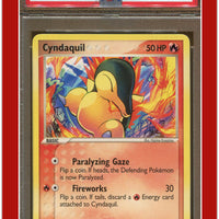 EX Unseen Forces 54 Cyndaquil PSA 9