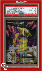 Dragons Exalted 124 Full Art Giratina EX PSA 8