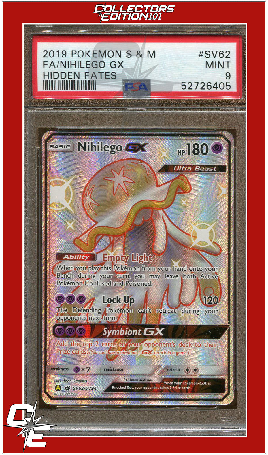 Card Pokemon Nihilego Gx