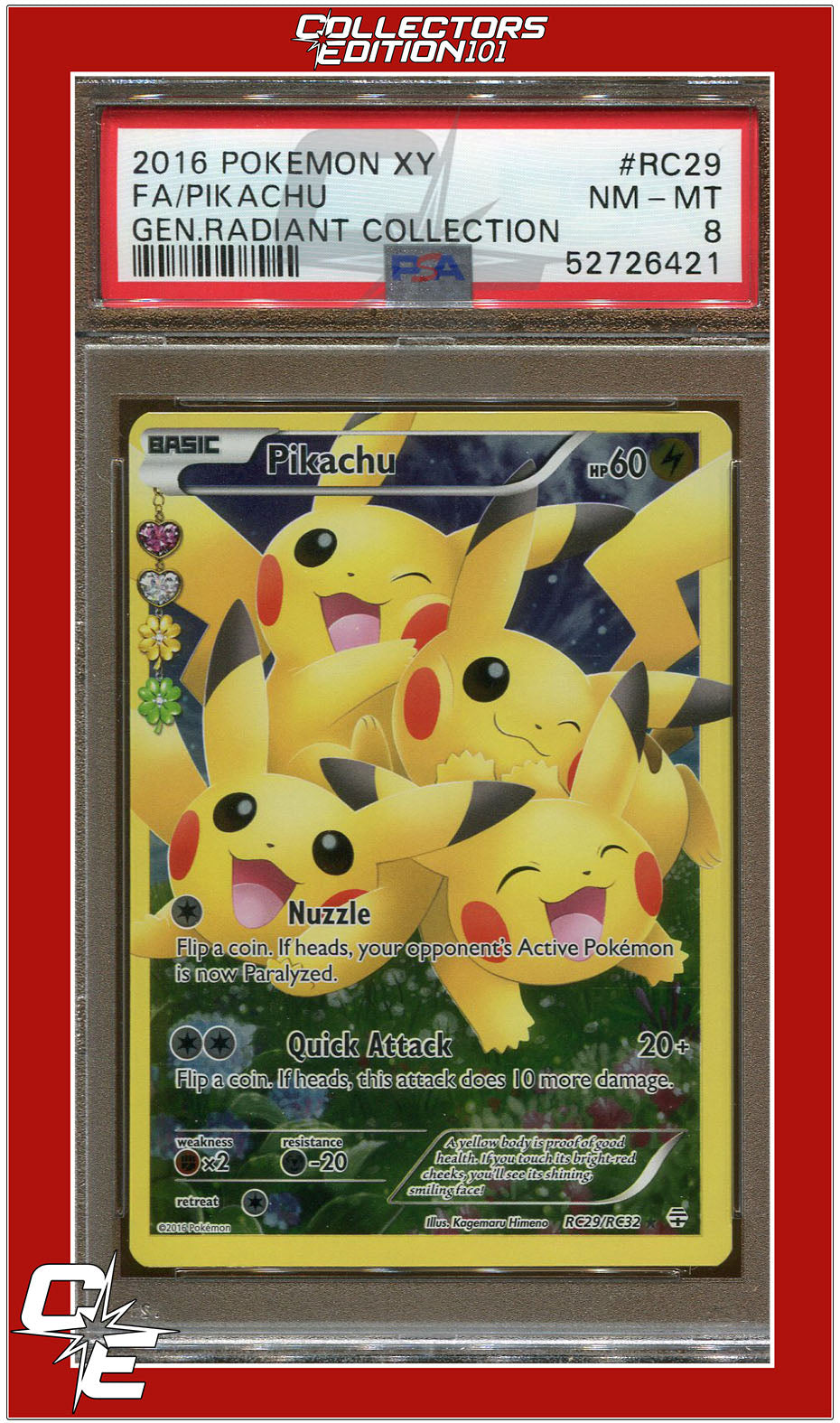 ピカチュウ　004/004 2016 psa9 PSA10 ピカチュウ 004/004 PIKACHU 2016 - メルカリ