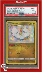 Hidden Fates SV37 Altaria Holo PSA 9