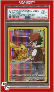 Cosmic Eclipse 241 Full Art Pikachu Secret PSA 9