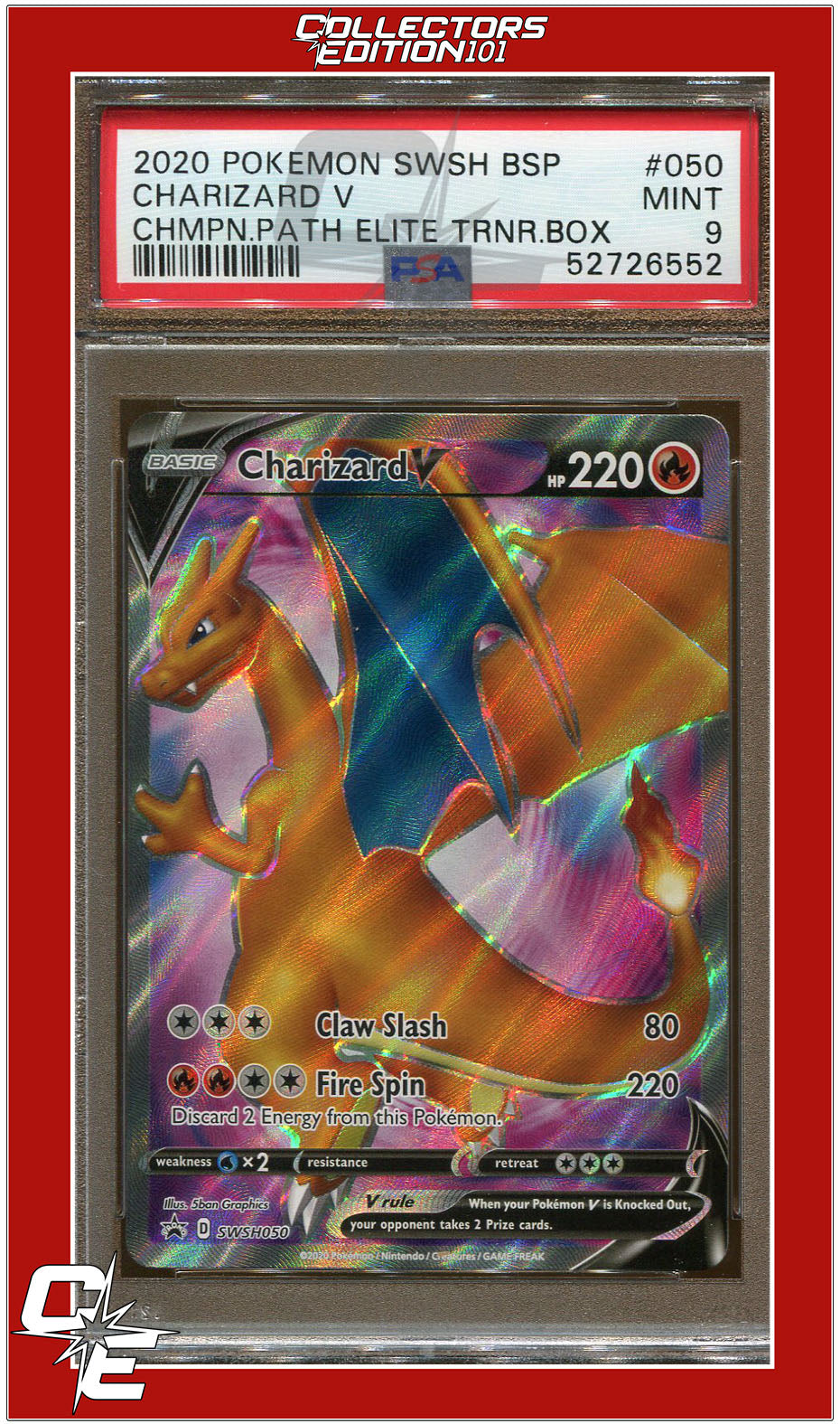 Deals PSA 10 Charizard V Full Art