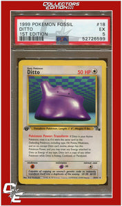 Fossil 18 Ditto 1st Edition PSA 5