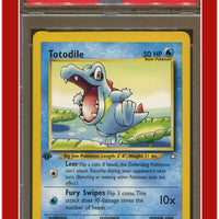 Neo Genesis 1st Edition 81 Totodile PSA 9