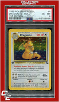 Fossil 4 Dragonite Holo 1st Edition PSA 6
