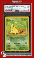 Neo Genesis 1st Edition 54 Chikorita PSA 8
