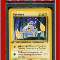 Neo Genesis 1st Edition 55 Chinchou PSA 8