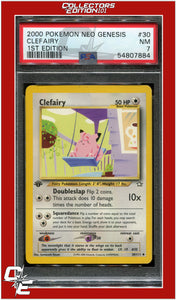 Neo Genesis 1st Edition 30 Clefairy PSA 7