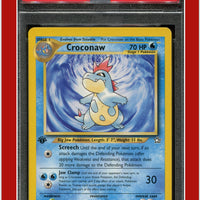 Neo Genesis 1st Edition 31 Croconaw PSA 8