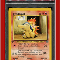 Neo Genesis 1st Edition 57 Cyndaquil PSA 8