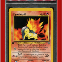 Neo Genesis 1st Edition 56 Cyndaquil PSA 8