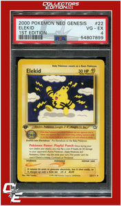 Neo Genesis 1st Edition 22 Elekid PSA 4