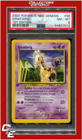 Neo Genesis 1st Edition 58 Girafarig PSA 8
