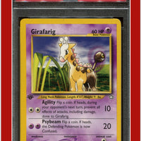 Neo Genesis 1st Edition 58 Girafarig PSA 8