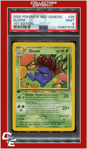 Neo Genesis 1st Edition 36 Gloom PSA 9