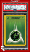 Neo Genesis 1st Edition 108 Grass Energy PSA 8
