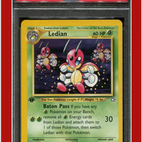 Neo Genesis 1st Edition 39 Ledian PSA 8