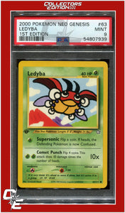 Neo Genesis 1st Edition 63 Ledyba PSA 9