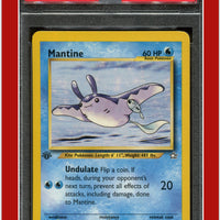 Neo Genesis 1st Edition 64 Mantine PSA 9