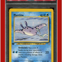 Neo Genesis 1st Edition 64 Mantine PSA 9