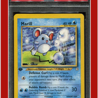 Neo Genesis 1st Edition 66 Marill PSA 8