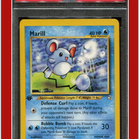 Neo Genesis 1st Edition 66 Marill PSA 8