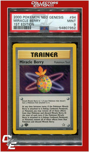 Neo Genesis 1st Edition 94 Miracle Berry PSA 9