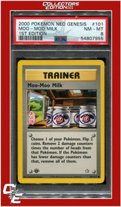 Neo Genesis 1st Edition 101 Moo-Moo Milk PSA 8