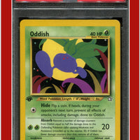 Neo Genesis 1st Edition 68 Oddish PSA 8