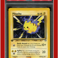 Neo Genesis 1st Edition 70 Pikachu PSA 8