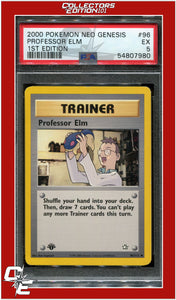 Neo Genesis 1st Edition 96 Professor Elm PSA 5