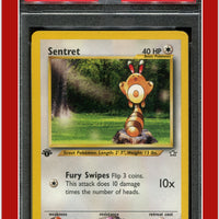 Neo Genesis 1st Edition 71 Sentret PSA 8